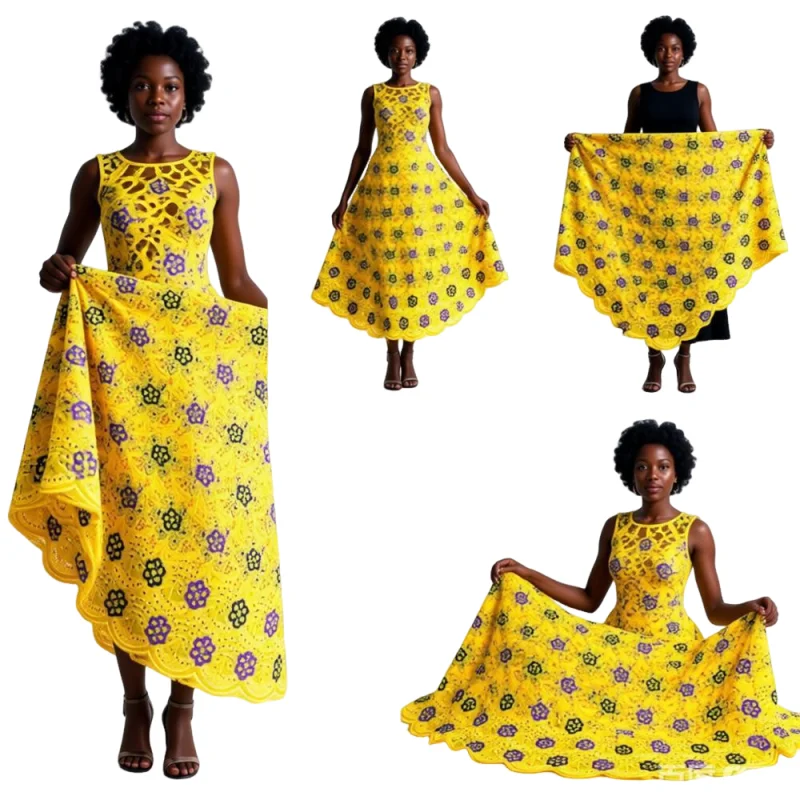 New Swiss Voile Embroidered Lace Fabric High Quality African 100% Cotton Lace Fabric With Stones For Wedding 5 Yards Cloth Sew
New Swiss Voile Embroidered Lace Fabric High Quality African 100% Cotton Lace Fabric With Stones For Wedding 5 Yards Cloth Sew