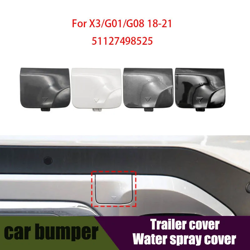 51127498525 For BMW X3 All Models Front Bumper Tow Hook Cover Glossy Black Replacement Exterior 2018-2021
51127498525 For BMW X3 All Models Front Bumper Tow Hook Cover Glossy Black Replacement Exterior 2018-2021