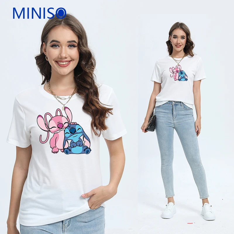 Personalized T Shirt Factory Outlet Women's Short Sleeve Top Disney Cartoon Print Lady Short Sleeve Casual Comfortable Clothes
Personalized T Shirt Factory Outlet Women's Short Sleeve Top Disney Cartoon Print Lady Short Sleeve Casual Comfortable Clothes