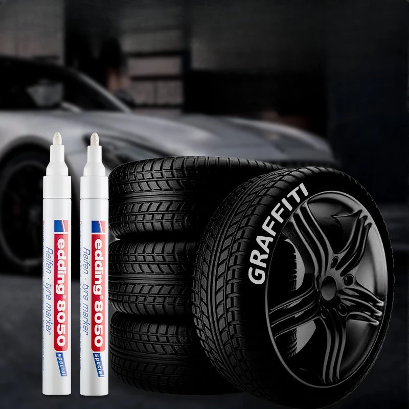 Edding 8050 Rubber Paint Marker Pen White Waterproof Wear Resistant Permanent Ink Non-fade Marker for Car Tire Rubber Glass
Edding 8050 Rubber Paint Marker Pen White Waterproof Wear Resistant Permanent Ink Non-fade Marker for Car Tire Rubber Glass