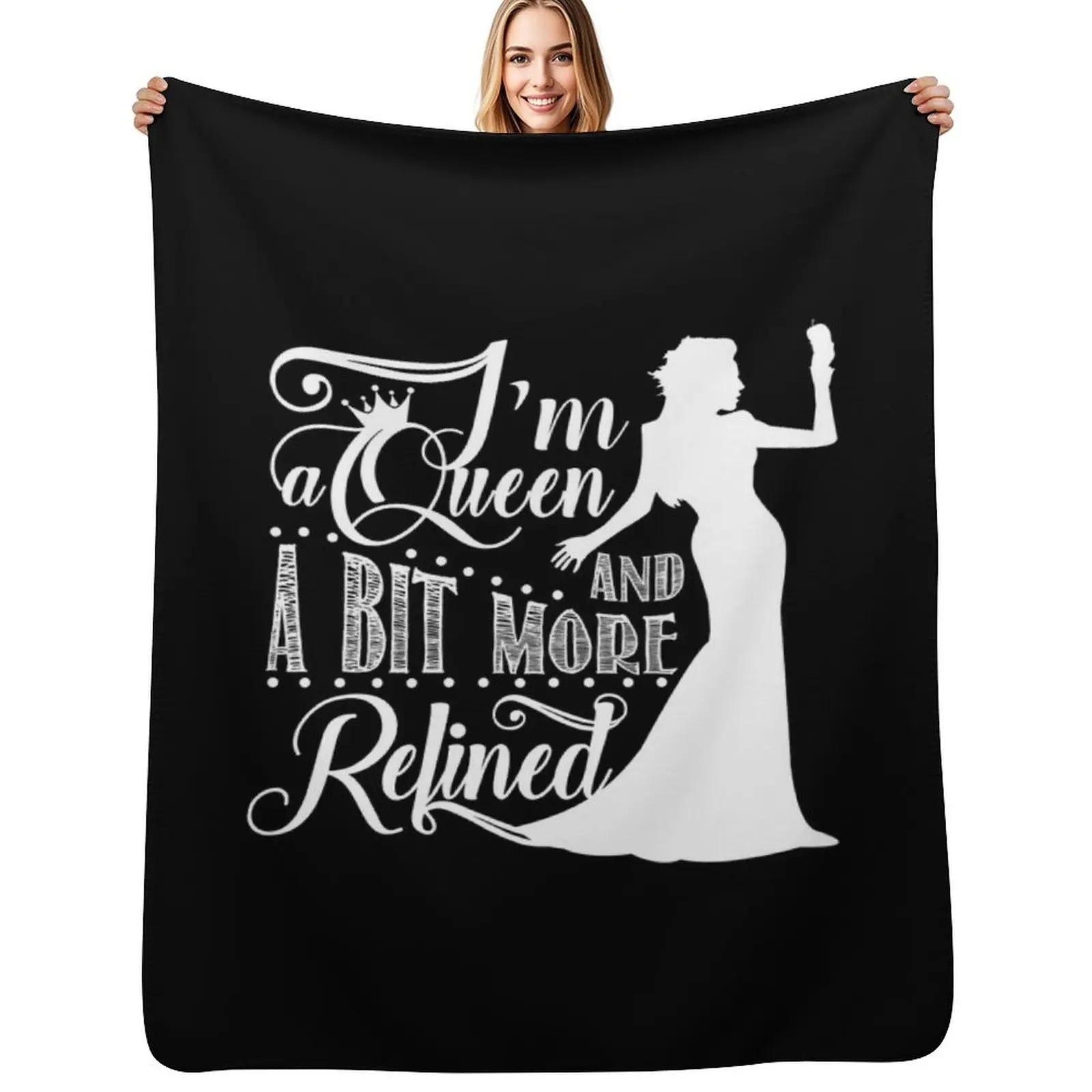 I'm a queen and a bit more refined Throw Blanket Vintage Hair Softest blankets and throws Blankets
I'm a queen and a bit more refined Throw Blanket Vintage Hair Softest blankets and throws Blankets