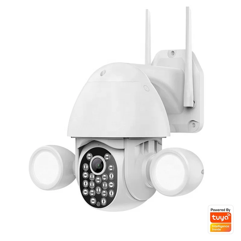HD Camera with Light Source Color Infrared Night Vision WiFi Tuya Intelligent Human Detection Outdoor PTZ Camera
HD Camera with Light Source Color Infrared Night Vision WiFi Tuya Intelligent Human Detection Outdoor PTZ Camera