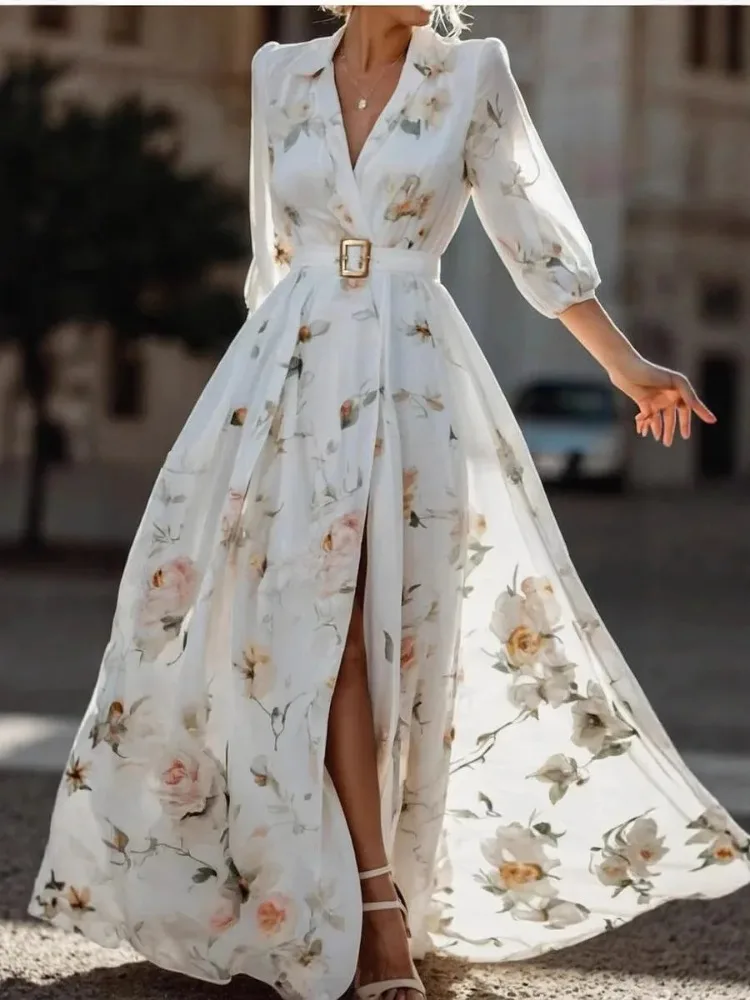 Женское платье, модное платье трапециевидной формы с v-образным вырезом и длинными рукавами, повседневное женское вечернее платье в богемном стиле, элегантный халат
Женское платье, модное платье трапециевидной формы с v-образным вырезом и длинными рукавами, повседневное женское вечернее платье в богемном стиле, элегантный халат