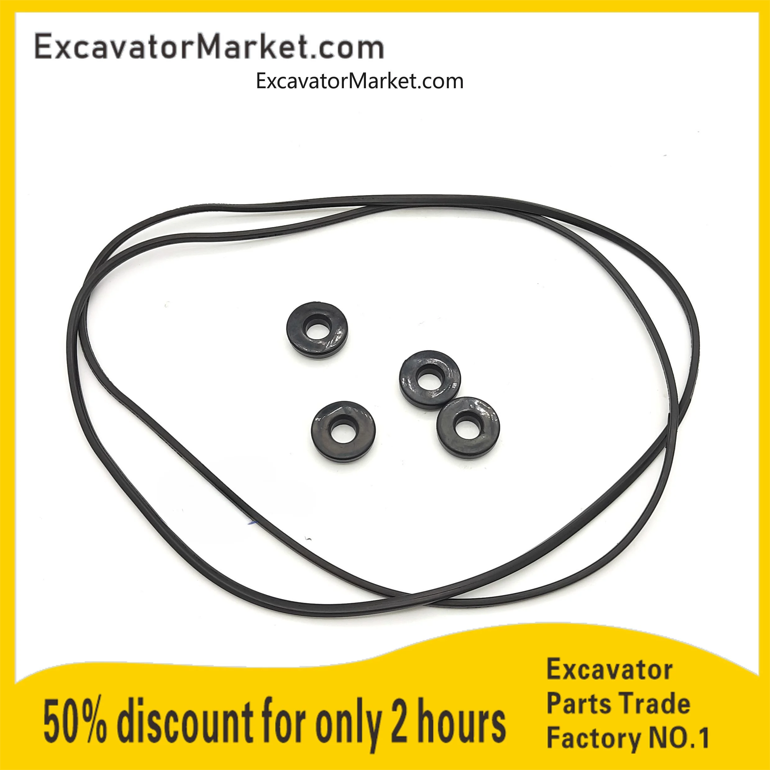 For Sany Sumitomo Hitachi Isuzu 6bg1/6bd1 Valve Cover Rubber Strip Cylinder Head Sealing Pad Excavator Accessories
For Sany Sumitomo Hitachi Isuzu 6bg1/6bd1 Valve Cover Rubber Strip Cylinder Head Sealing Pad Excavator Accessories
