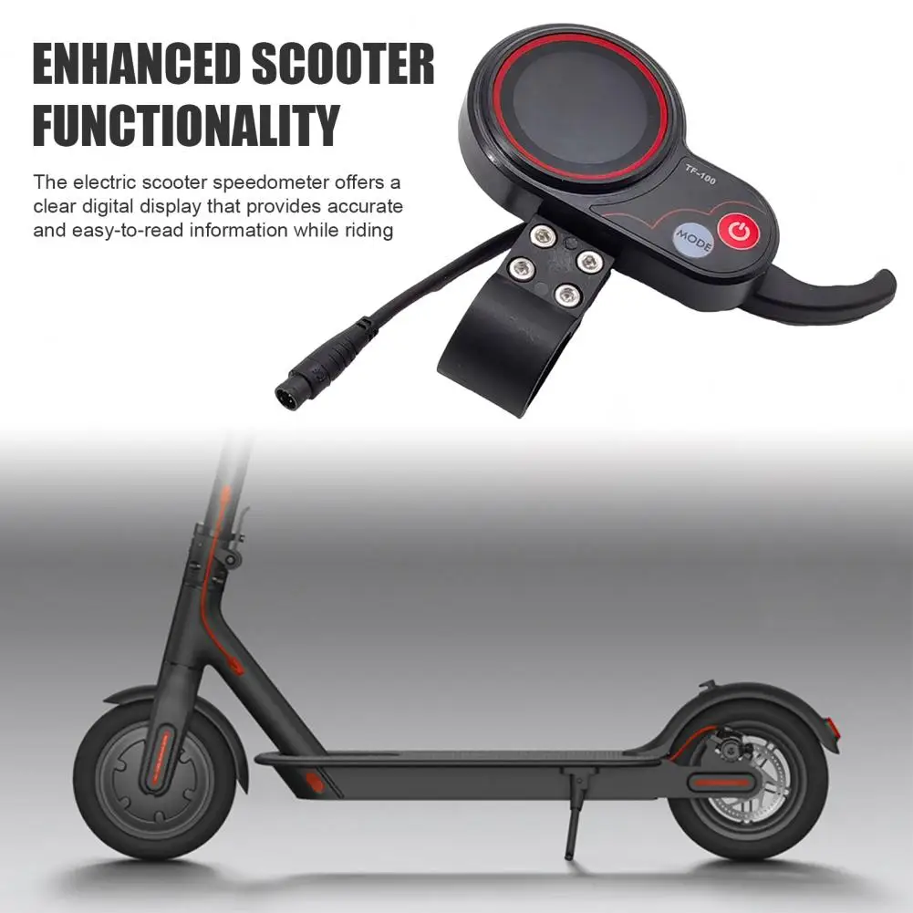 TF-100 Display Electric Scooter Thumb Throttle 48V 20A 6 Pin Communication Instrument for Electric Scooter Controller
TF-100 Display Electric Scooter Thumb Throttle 48V 20A 6 Pin Communication Instrument for Electric Scooter Controller