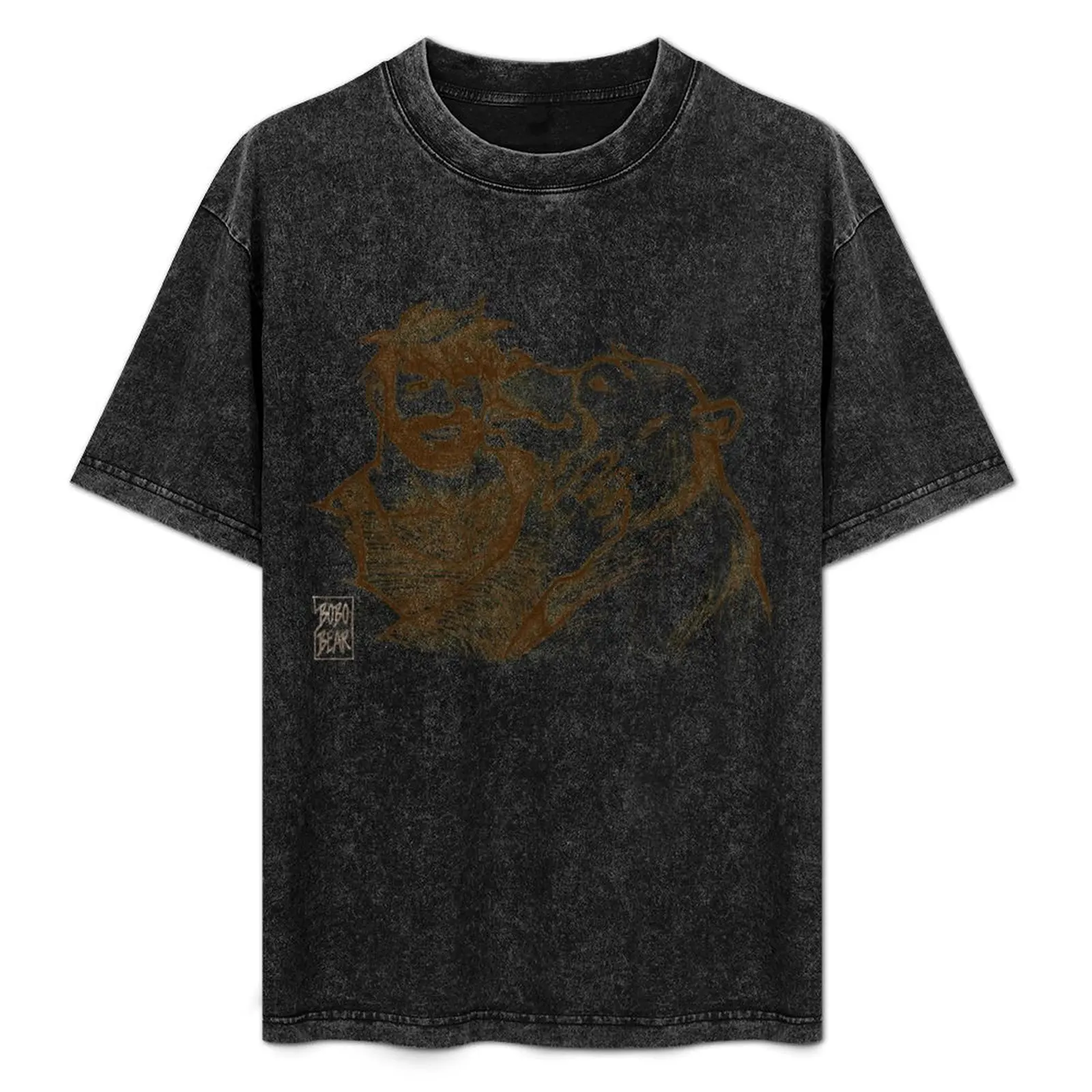 BEAR KISS T-Shirt Casual Simple Design Short Sleeve Shirt
BEAR KISS T-Shirt Casual Simple Design Short Sleeve Shirt