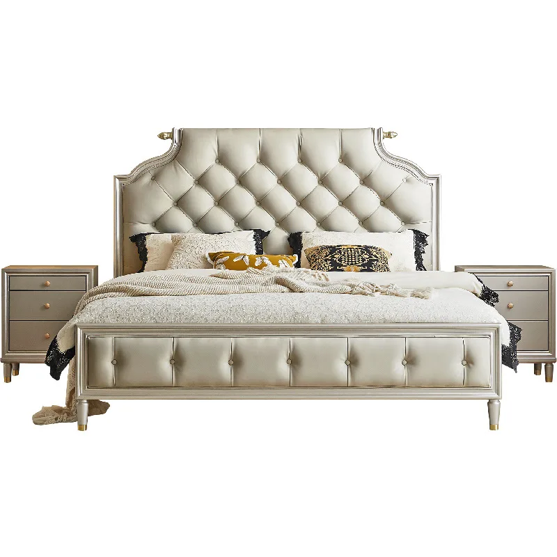 Light luxury solid wood 1.8 double French master bed American 1.5 meters European horn bed storage bed
Light luxury solid wood 1.8 double French master bed American 1.5 meters European horn bed storage bed