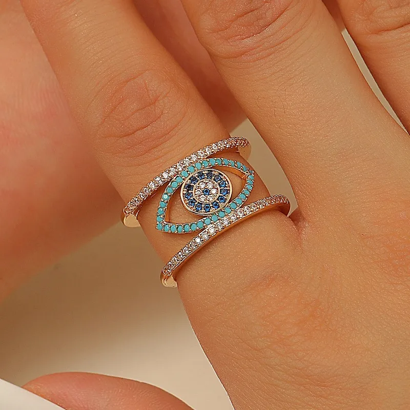 Europe and America Exaggerated Light Luxury Geometric Round Zircon Ring for Women Fashion Jewelry Wearable for Party
Europe and America Exaggerated Light Luxury Geometric Round Zircon Ring for Women Fashion Jewelry Wearable for Party
