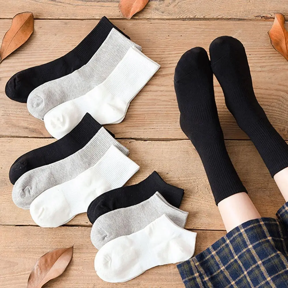 5Pairs Soft Solid Color Summer Ankle Socks Breathable Thin Men's Short Tube Socks Hosiery Running Mid Calf Socks Women Fitness
5Pairs Soft Solid Color Summer Ankle Socks Breathable Thin Men's Short Tube Socks Hosiery Running Mid Calf Socks Women Fitness
