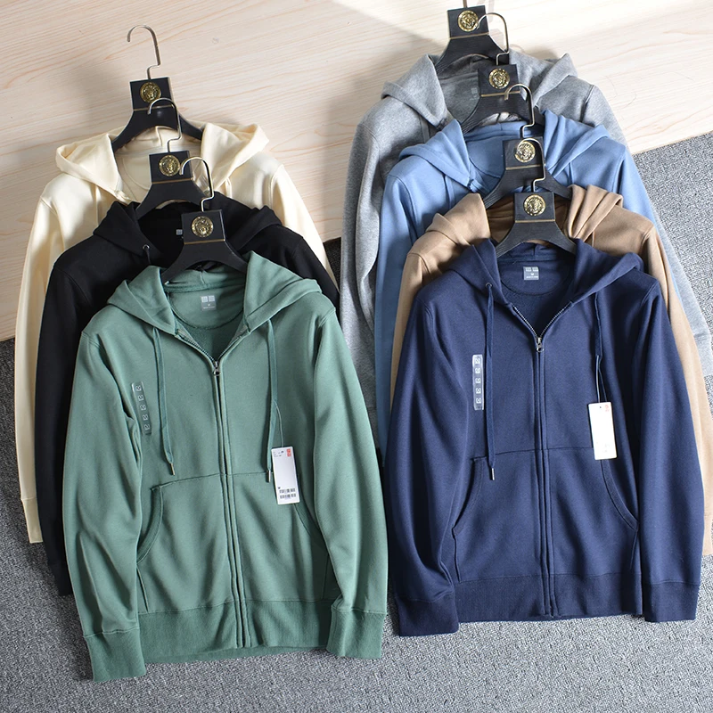 High Weighted Hooded Open Cardigan Sweatshirt for Men Casual Urban Style Spring Autumn Fashionable Straight Leg Fit Sweatshirt
High Weighted Hooded Open Cardigan Sweatshirt for Men Casual Urban Style Spring Autumn Fashionable Straight Leg Fit Sweatshirt