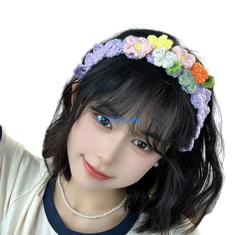 T21F Handmade Floral Knitted Headband Floral Headscarf Cottagecore Halloween Party
T21F Handmade Floral Knitted Headband Floral Headscarf Cottagecore Halloween Party