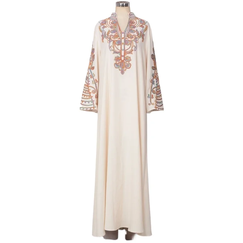 UNI Summer New Cording Embroidery Elegant Evening Dress Fashion Muslim Women Abaya Dubai Abayas Islam Robe Djellaba Kaftan Cafta
UNI Summer New Cording Embroidery Elegant Evening Dress Fashion Muslim Women Abaya Dubai Abayas Islam Robe Djellaba Kaftan Cafta