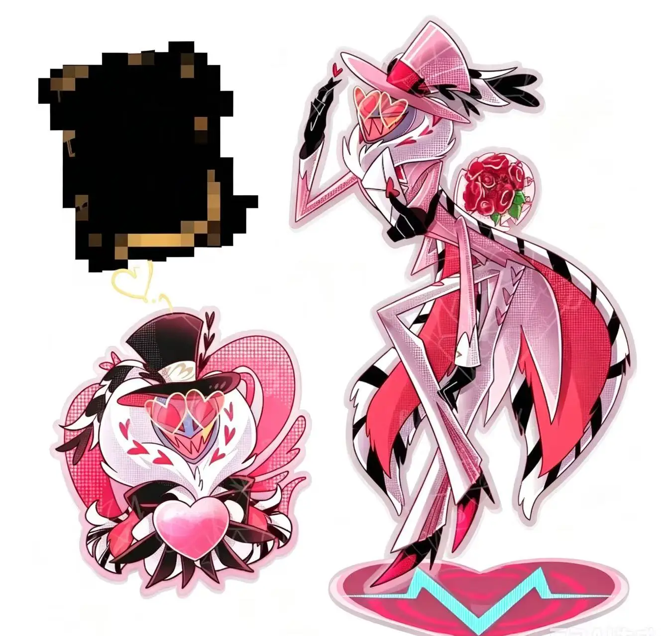Stand for Hazbin Hotel Alastor Vox Valentino Acrylic Cartoon Figure Desktop Decoration Collectible Model Toy Gift
Stand for Hazbin Hotel Alastor Vox Valentino Acrylic Cartoon Figure Desktop Decoration Collectible Model Toy Gift
