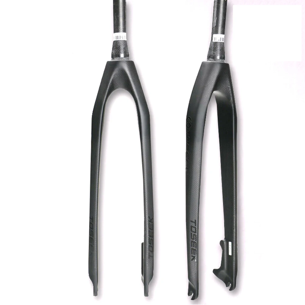 TOSEEK 26/27.5/29er Full Carbon Fiber MTB Bicycle Tapered Fork Rigid Disc Brake Bike Fork
TOSEEK 26/27.5/29er Full Carbon Fiber MTB Bicycle Tapered Fork Rigid Disc Brake Bike Fork