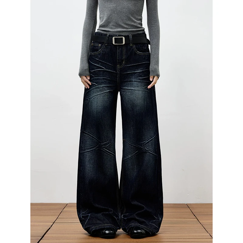 YIBASHU Women Blue Vintage Y2K Washed Jeans High Waist Denim Long Pants Harajuku Hiphop Grunge Baggy Wide Leg Denim Trousers
YIBASHU Women Blue Vintage Y2K Washed Jeans High Waist Denim Long Pants Harajuku Hiphop Grunge Baggy Wide Leg Denim Trousers