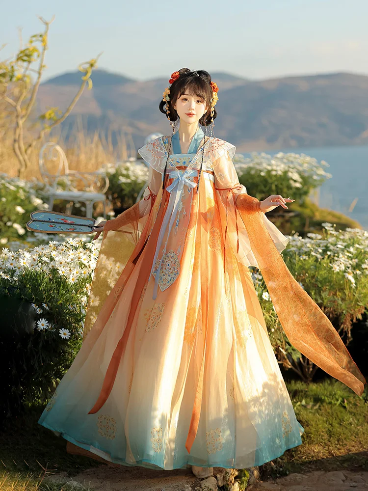 Original by Xiao Shi Ji《Cream Cheese》Chest-High Ruqun Han Element Women's Ripped Sleeves Daily Spring Summer Hanfu
Original by Xiao Shi Ji《Cream Cheese》Chest-High Ruqun Han Element Women's Ripped Sleeves Daily Spring Summer Hanfu
