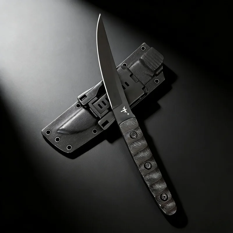 Straight Blade Knife with G10 Handle, Portable Collection Knife with Kydex Sheath for Outdoor Camping
Straight Blade Knife with G10 Handle, Portable Collection Knife with Kydex Sheath for Outdoor Camping
