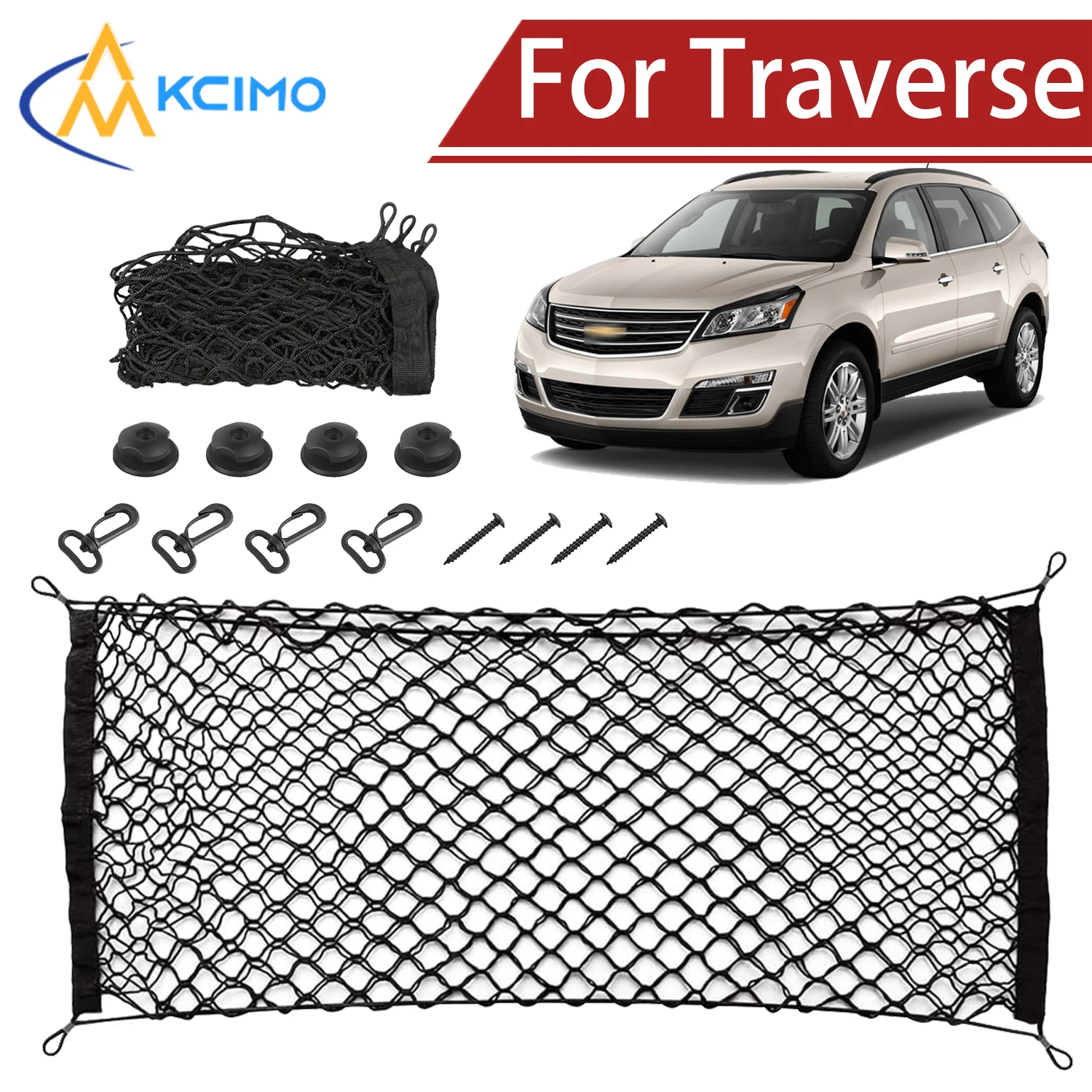 For Chevrolet Traverse 1998-2025 Cargo Net Trunk Organizer, Elastic Mesh Storage Net Car Accessories Storage Belt Hook
For Chevrolet Traverse 1998-2025 Cargo Net Trunk Organizer, Elastic Mesh Storage Net Car Accessories Storage Belt Hook