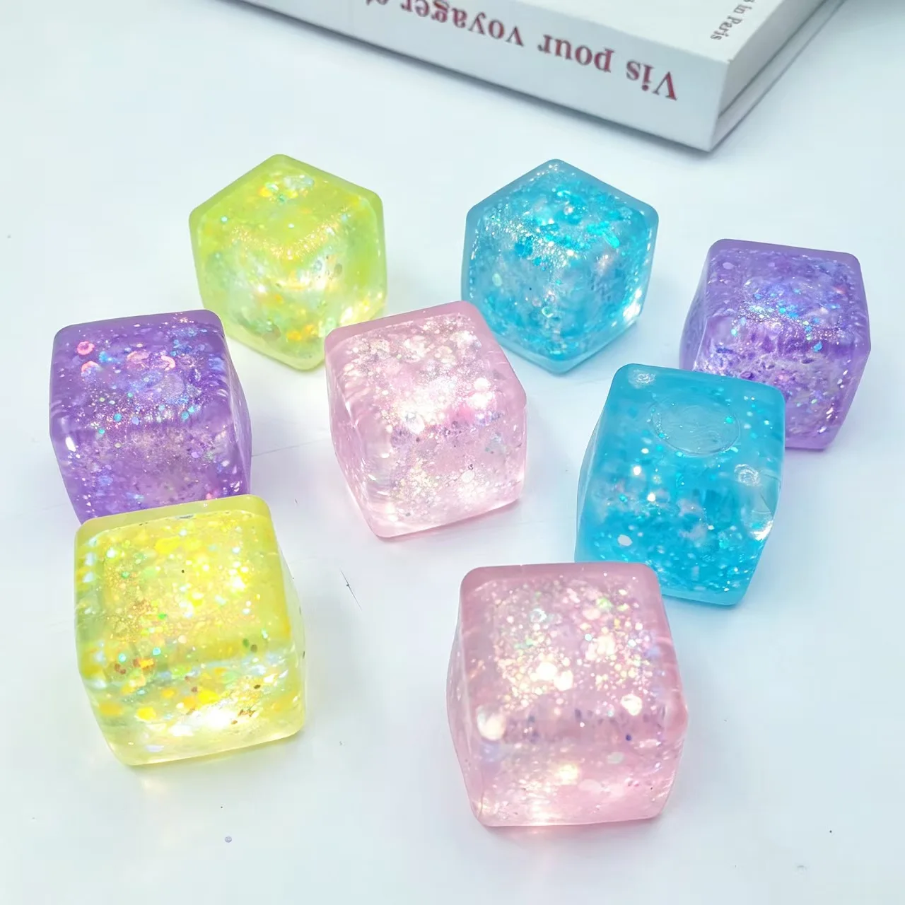 Mini Maltose Ice Cube Squishy Toy Slow Rise Stress Reliever Aurora Color Square Pop up Gashapon Cute Puzzle Toy
Mini Maltose Ice Cube Squishy Toy Slow Rise Stress Reliever Aurora Color Square Pop up Gashapon Cute Puzzle Toy