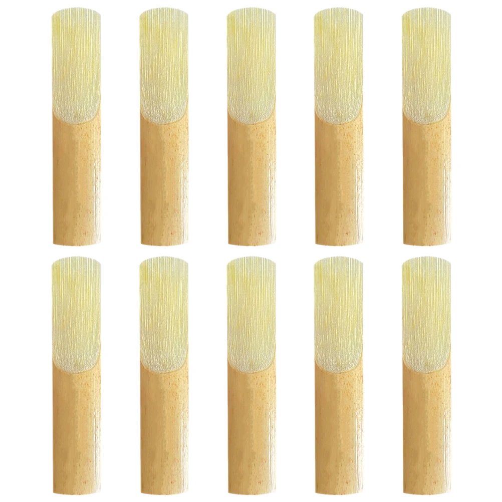 10 Pcs Saxophone Tenor Reeds Saxphone Accessories Alto Mouthpiece Pad Instrument Replacement
10 Pcs Saxophone Tenor Reeds Saxphone Accessories Alto Mouthpiece Pad Instrument Replacement