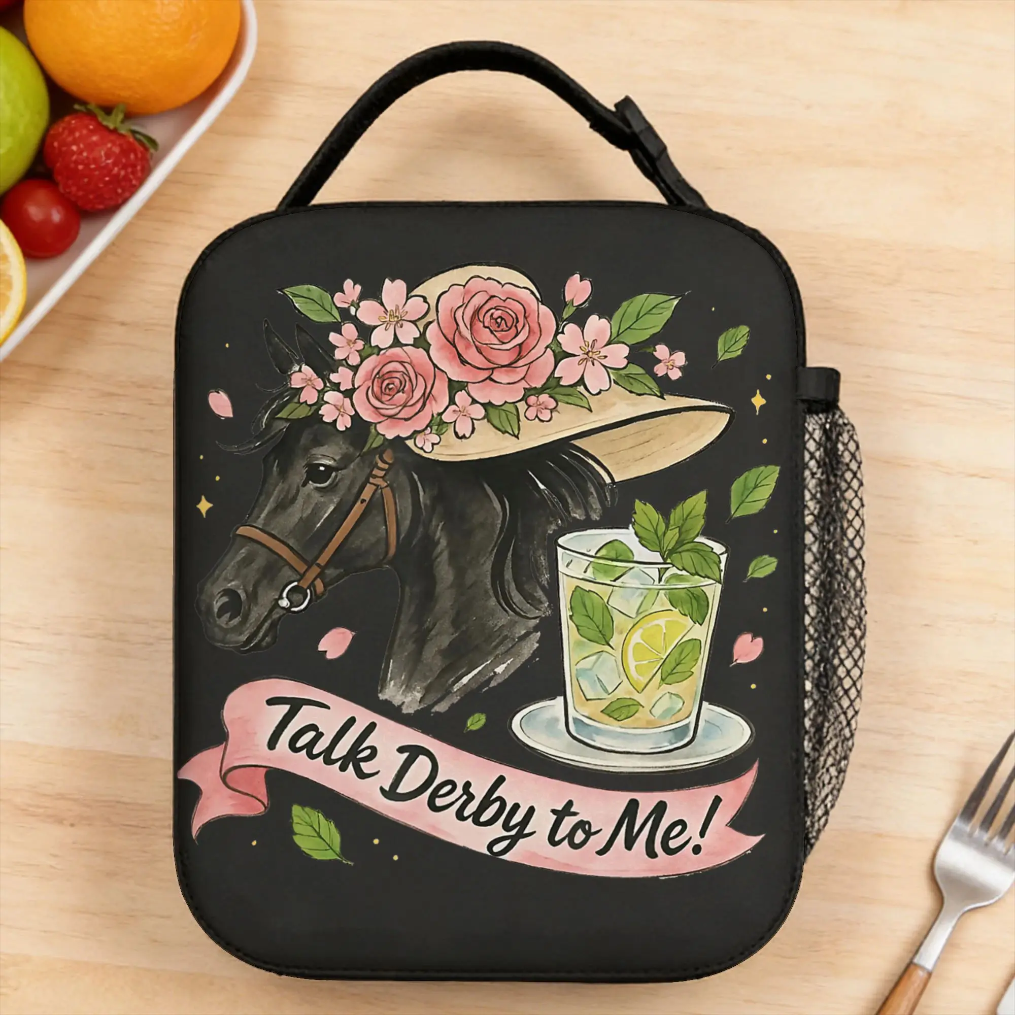 Talk Derby To Me Funny Horse Racing Derby Day Horse Lover Lunch Bag Travel Thermal Tote Handbags For Child Designer Cooler Bag
Talk Derby To Me Funny Horse Racing Derby Day Horse Lover Lunch Bag Travel Thermal Tote Handbags For Child Designer Cooler Bag