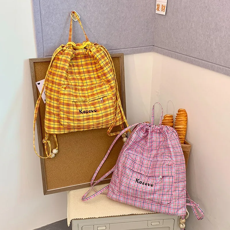 2026 New Women's Backpack Fashion High Quality Drawstring Backpack Lightweight and Versatile Multi Functional Travel Backpack
2026 New Women's Backpack Fashion High Quality Drawstring Backpack Lightweight and Versatile Multi Functional Travel Backpack