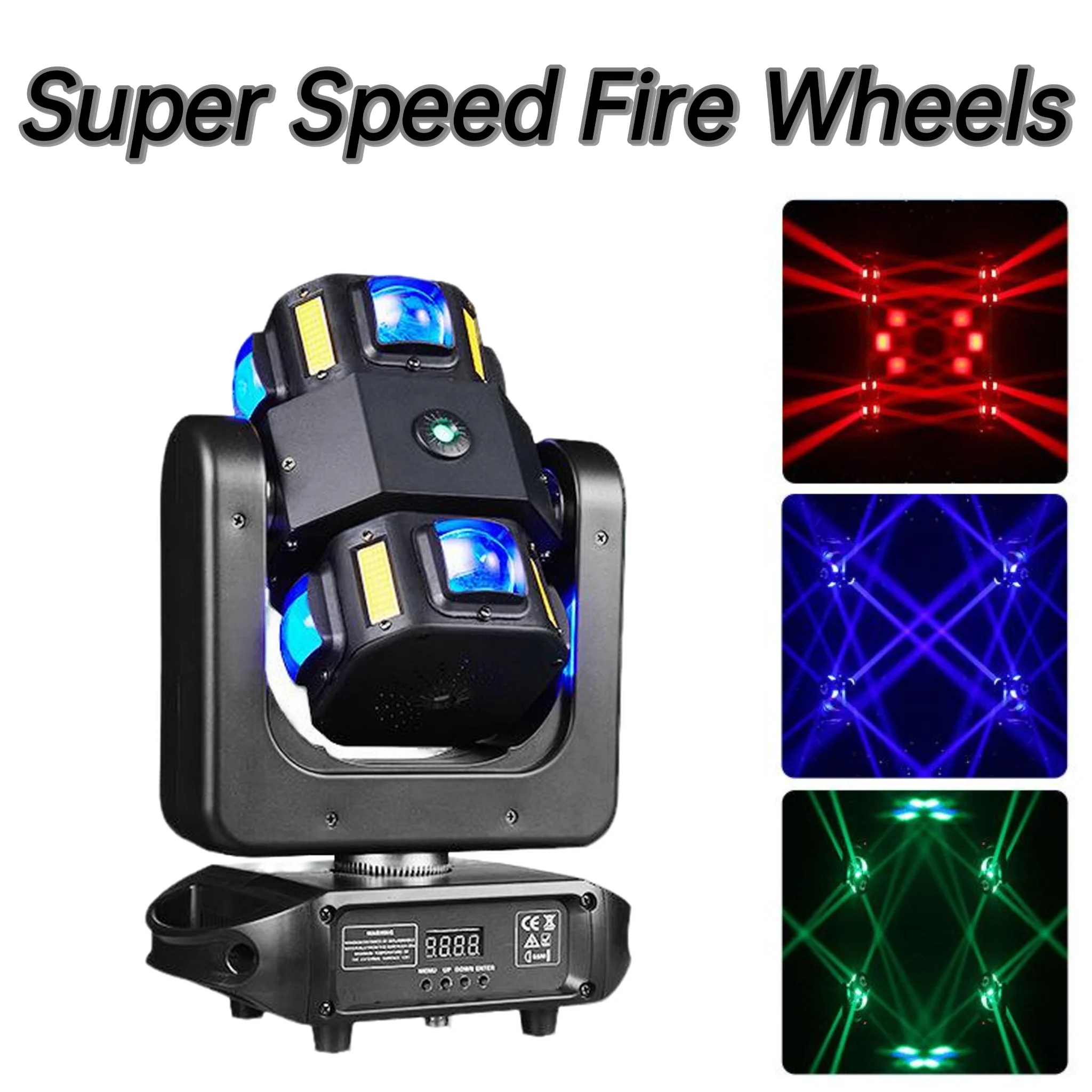 New RGBW 4-in-1 Disco Light, LED Moving Head Beam Light, Rotating Stage Effect Light Music Dance Party Lighting with DMX Control
New RGBW 4-in-1 Disco Light, LED Moving Head Beam Light, Rotating Stage Effect Light Music Dance Party Lighting with DMX Control