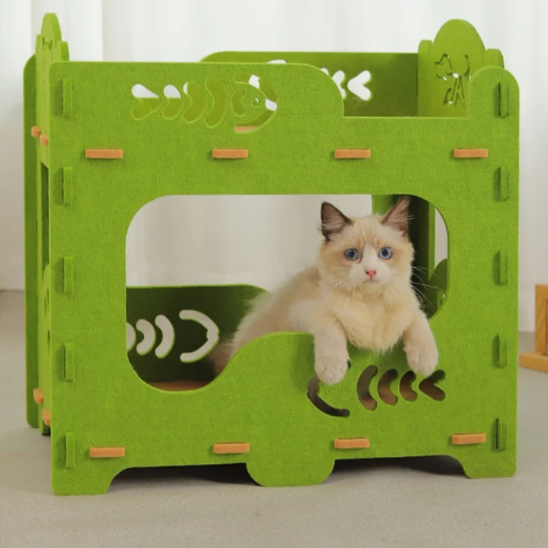 Новый кошачий домик, 2-слойная когтеточка, домашняя многофункциональная кровать для домашних животных, съемная, моющаяся, дышащая, для больших кошек, котят
Новый кошачий домик, 2-слойная когтеточка, домашняя многофункциональная кровать для домашних животных, съемная, моющаяся, дышащая, для больших кошек, котят
