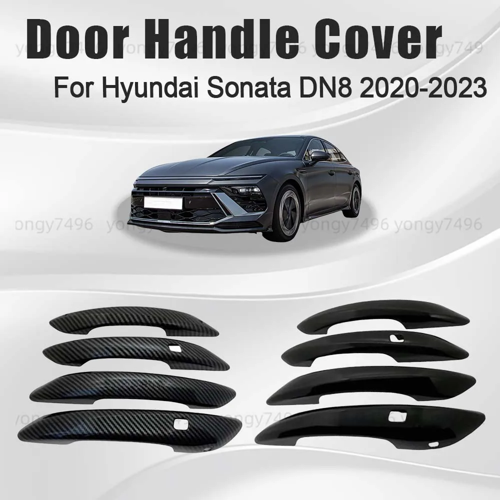 Car Upgrade Carbon Fiber Glossy Black Chrome Silver Door Handle Cover For Hyundai Sonata DN8 2020 2021 2022 2023 Accessories
Car Upgrade Carbon Fiber Glossy Black Chrome Silver Door Handle Cover For Hyundai Sonata DN8 2020 2021 2022 2023 Accessories