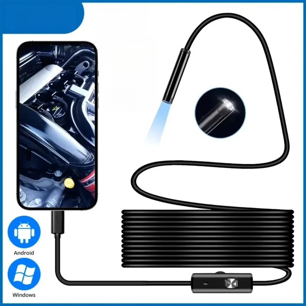 KERUI Android Endoscope Camera 2 IN1 Micro USB Type C Borescope Mini Camera Waterproof LED Car Inspection For HUAWEI XIAOMI PC 
KERUI Android Endoscope Camera 2 IN1 Micro USB Type C Borescope Mini Camera Waterproof LED Car Inspection For HUAWEI XIAOMI PC