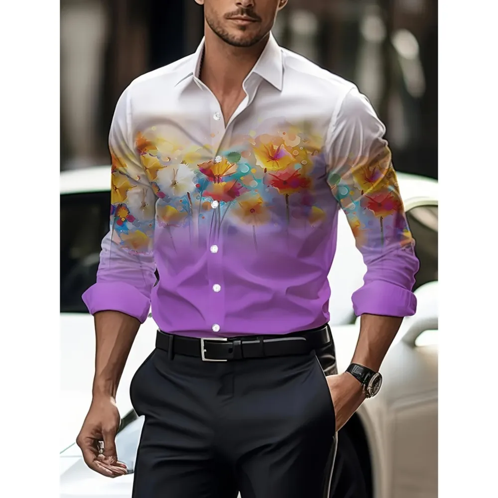 Новые весенние однобортные мужские рубашки, модные мужские рубашки с градиентным принтом, повседневные повседневные вечерние дышащие рубашки с длинными рукавами
Новые весенние однобортные мужские рубашки, модные мужские рубашки с градиентным принтом, повседневные повседневные вечерние дышащие рубашки с длинными рукавами