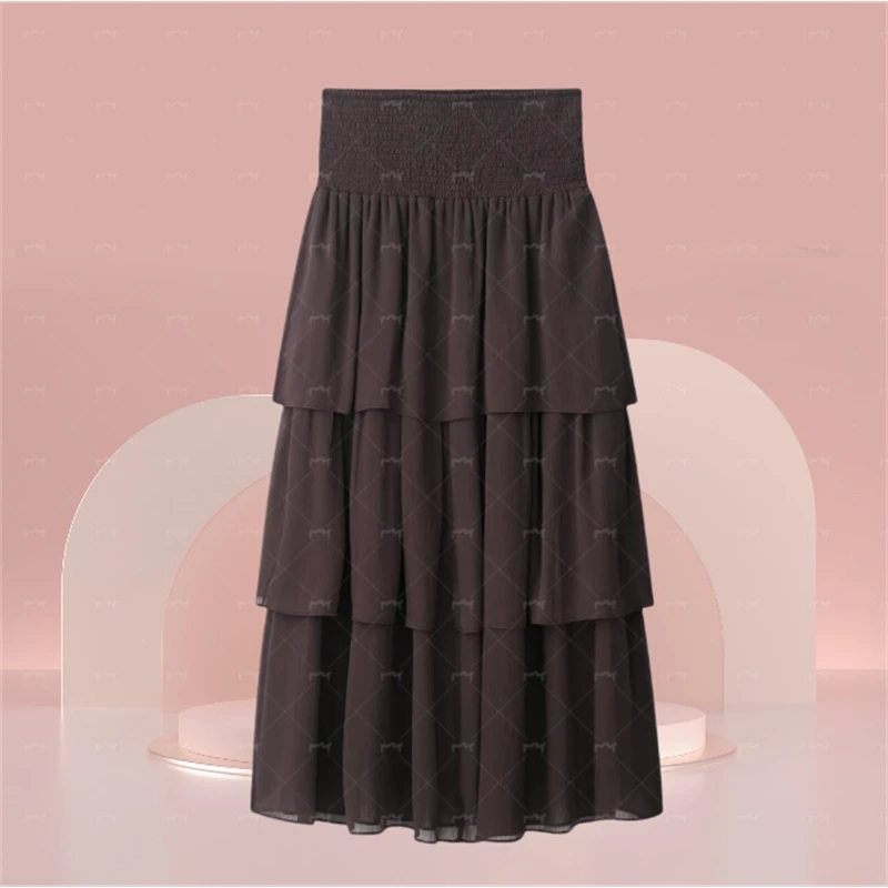 2025 New Women's Clothing Elegant And Fashionable European And American Style Casual Lotus Leaf Edge Long Skirt 
2025 New Women's Clothing Elegant And Fashionable European And American Style Casual Lotus Leaf Edge Long Skirt