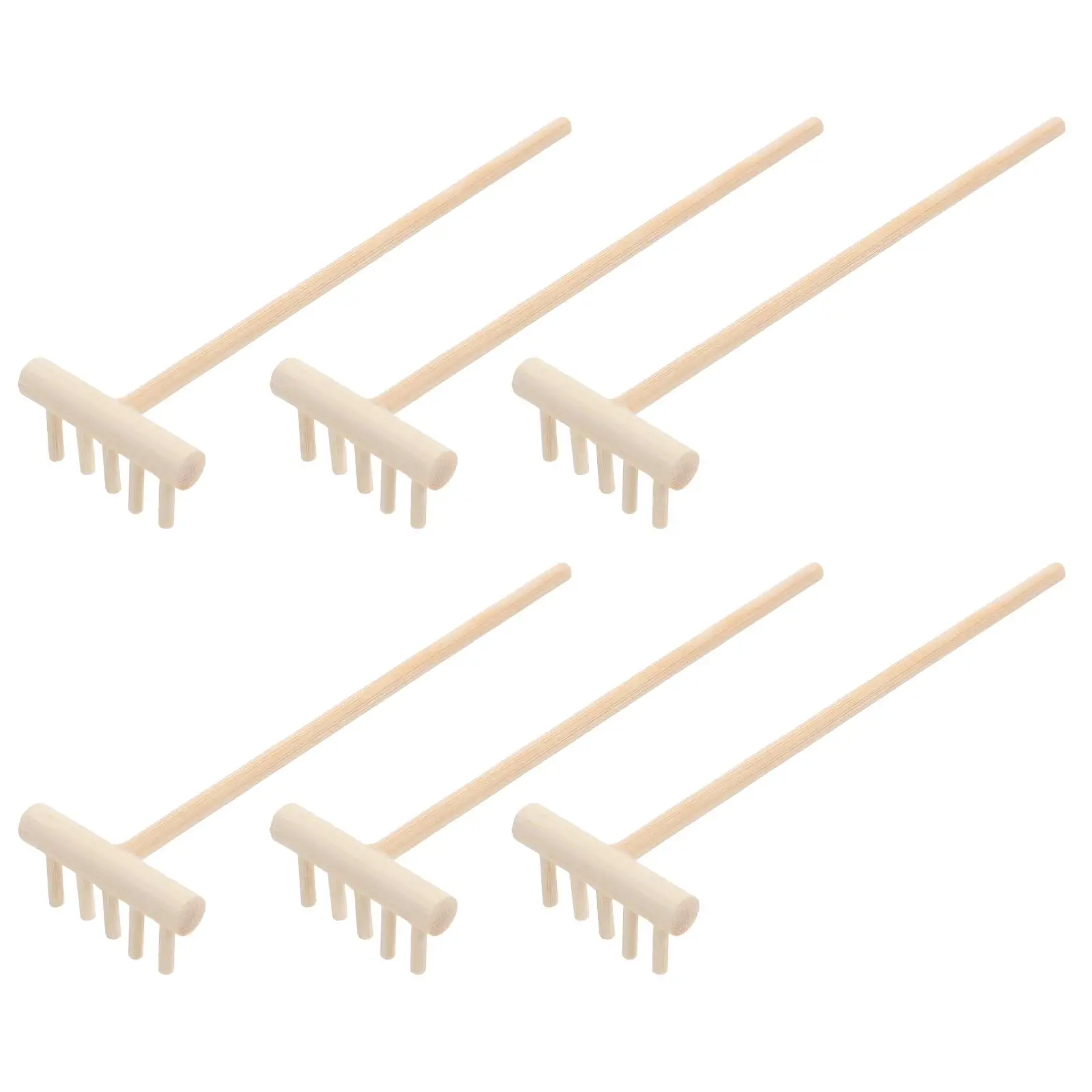 6pcs Miniature Rake Tools Set for Gardening Sandbox Crafts Detailed Sand Tray Miniatures Rake Landscape Design Small Shovel
6pcs Miniature Rake Tools Set for Gardening Sandbox Crafts Detailed Sand Tray Miniatures Rake Landscape Design Small Shovel