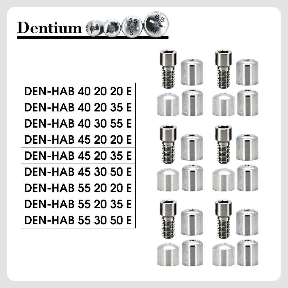 Dental Healing Abutment Healing Cover Screw/Cap High Precision Titanium Compatible with Dentium Implant System
Dental Healing Abutment Healing Cover Screw/Cap High Precision Titanium Compatible with Dentium Implant System