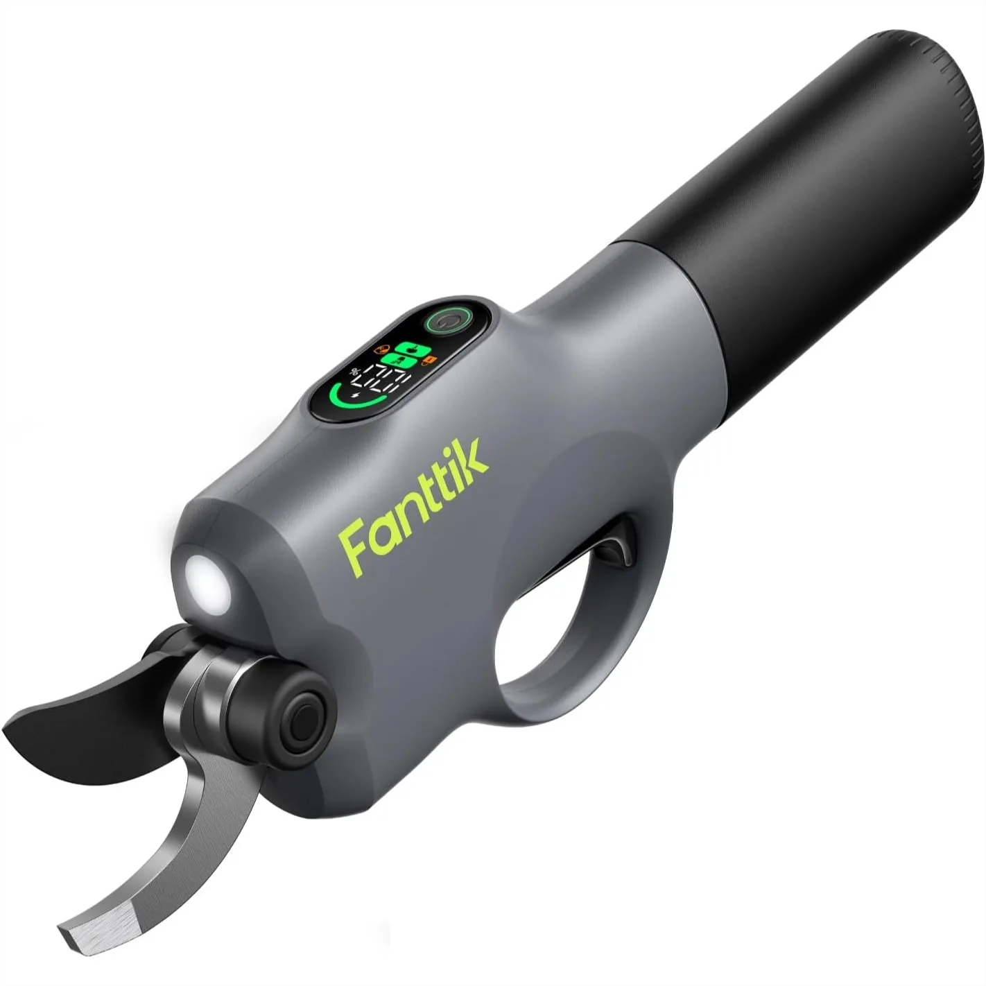 Cordless Electric Pruning Shears with Brushless Motor, LED Display, 4-Level Safety System, USB-C Fast Charging, SK5 Steel Blade
Cordless Electric Pruning Shears with Brushless Motor, LED Display, 4-Level Safety System, USB-C Fast Charging, SK5 Steel Blade