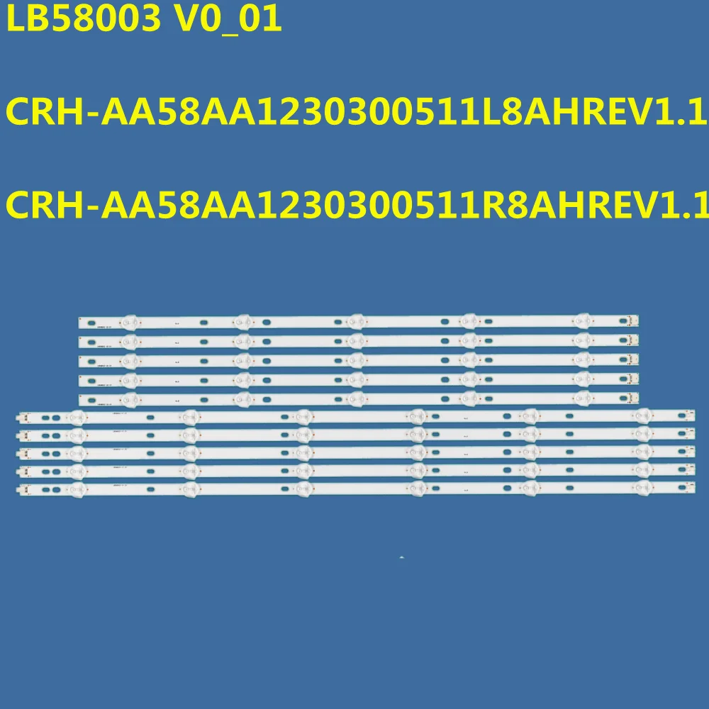 Новая светодиодная лента для CRH-AA58AA1230300511R/L8AHREV1.1 NS-58DF620CA20 58PUS7555/12 58PUS7505/12 58PUS6554/12 58PUD6513 58PUF6013/T3
Новая светодиодная лента для CRH-AA58AA1230300511R/L8AHREV1.1 NS-58DF620CA20 58PUS7555/12 58PUS7505/12 58PUS6554/12 58PUD6513 58PUF6013/T3