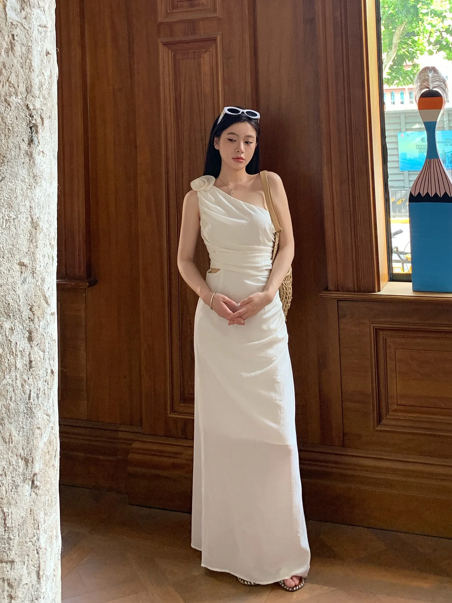 Ele ay Floral 3D Print Svel Long Dr Slim Fit High Waist Side oulder Design Casual Summer Dr for Women
Ele ay Floral 3D Print Svel Long Dr Slim Fit High Waist Side oulder Design Casual Summer Dr for Women