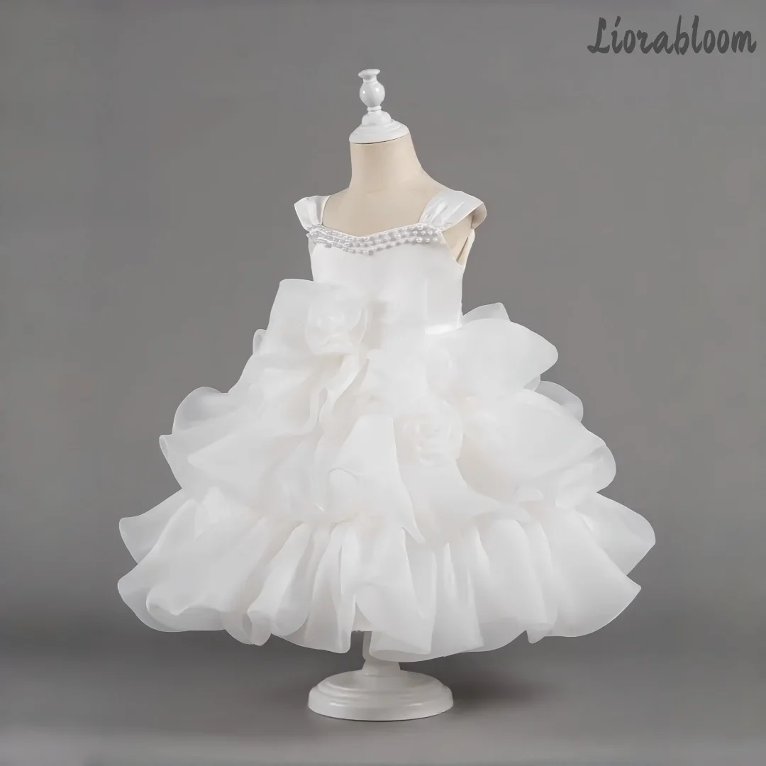 Multicolor Princess Dress Layered Formal Gown Featuring Bow Details Pearl-Embellished Dress Suitable Flower Girls
Multicolor Princess Dress Layered Formal Gown Featuring Bow Details Pearl-Embellished Dress Suitable Flower Girls