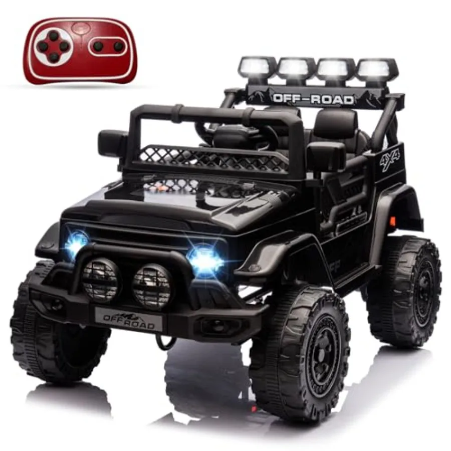 12V Ride On Car for Ages 9-96 Months Electric Truck with 5MPH Max Speed Remote Control Steering Wheel Accelerator Pedal Treaded
12V Ride On Car for Ages 9-96 Months Electric Truck with 5MPH Max Speed Remote Control Steering Wheel Accelerator Pedal Treaded