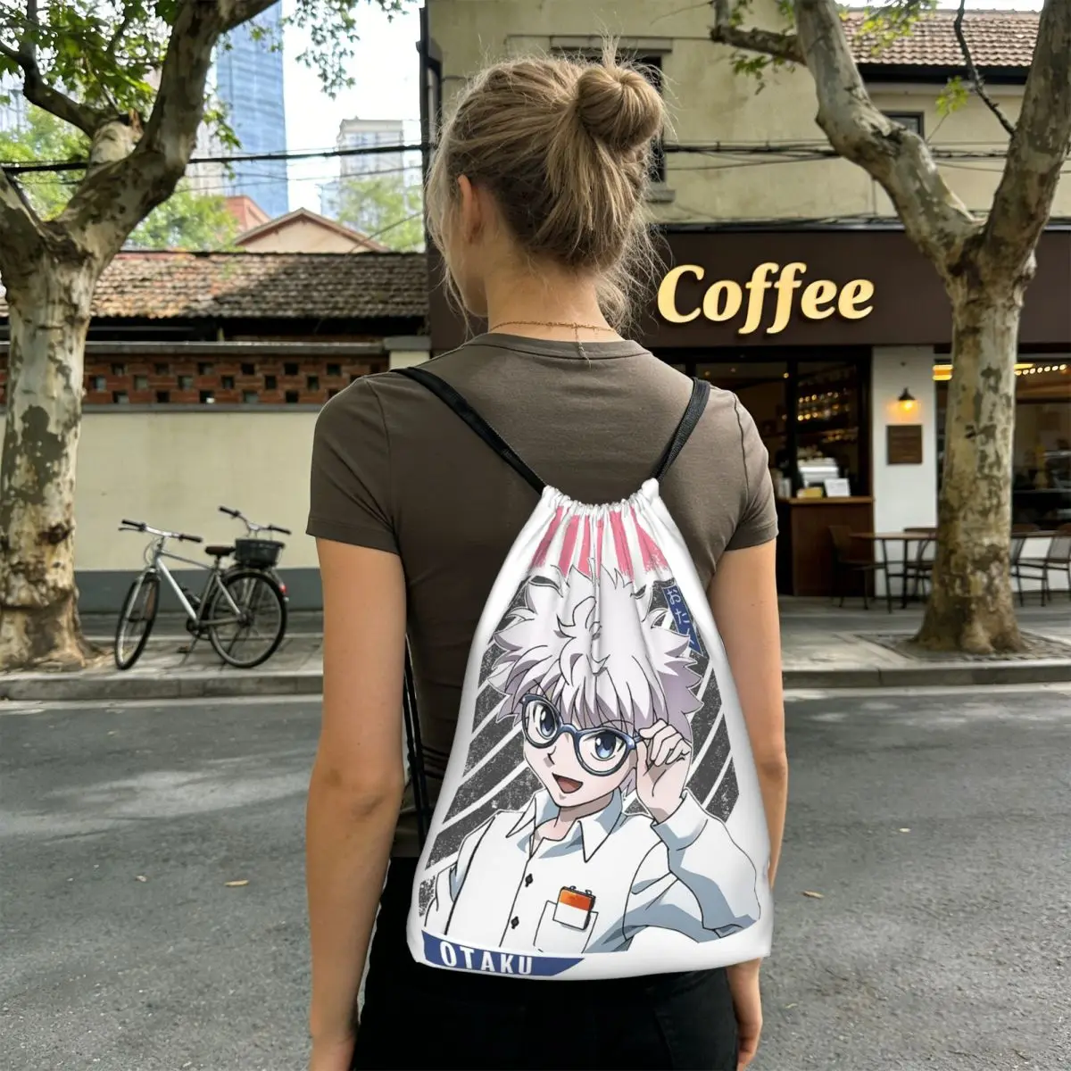 Killua Zoldyck Anime Hunter X Hunter Backpacks Portable Drawstring Bags Storage Bag Book Bags for Travel School
Killua Zoldyck Anime Hunter X Hunter Backpacks Portable Drawstring Bags Storage Bag Book Bags for Travel School