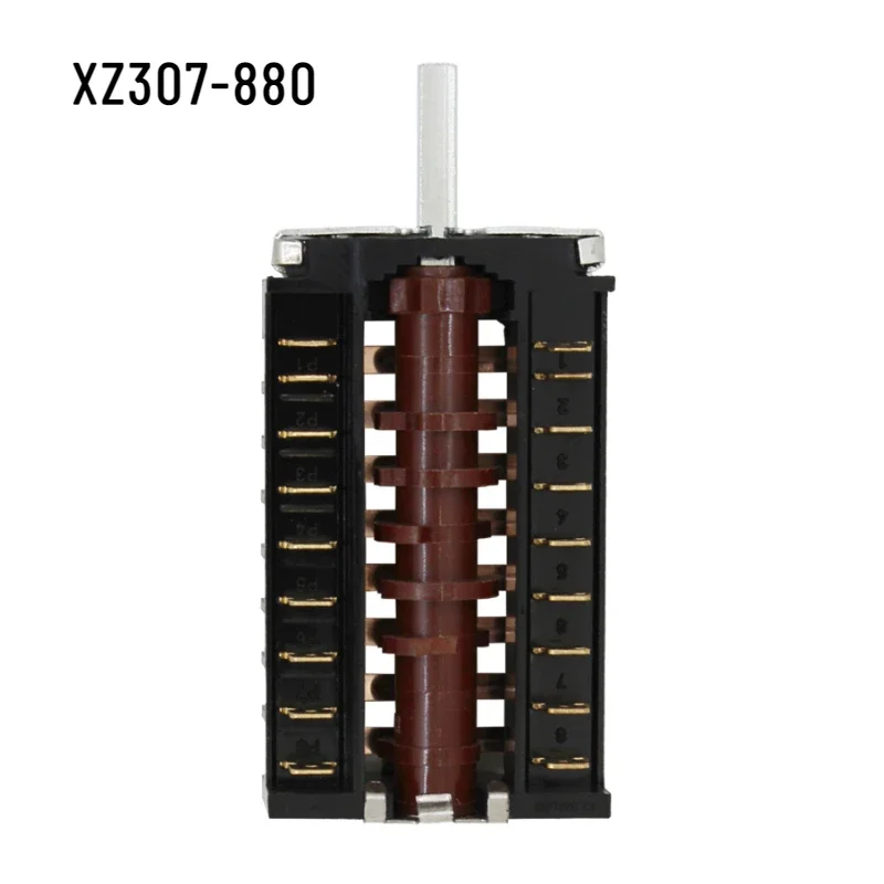 1 шт., 250 В, 16 А, положительный переключатель XZ307-880 для духовки, пароварки, поворотный электрический нагреватель, ручка питания, функциональный переключатель
1 шт., 250 В, 16 А, положительный переключатель XZ307-880 для духовки, пароварки, поворотный электрический нагреватель, ручка питания, функциональный переключатель