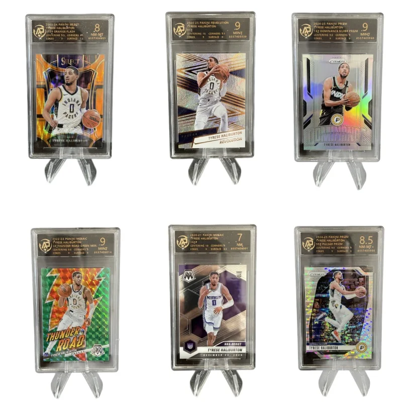 Toops Tyrese Haliburton Panini NBA Official Card Refractor Insert Graded Card Men Gift Basketball Star Card Collection
Toops Tyrese Haliburton Panini NBA Official Card Refractor Insert Graded Card Men Gift Basketball Star Card Collection