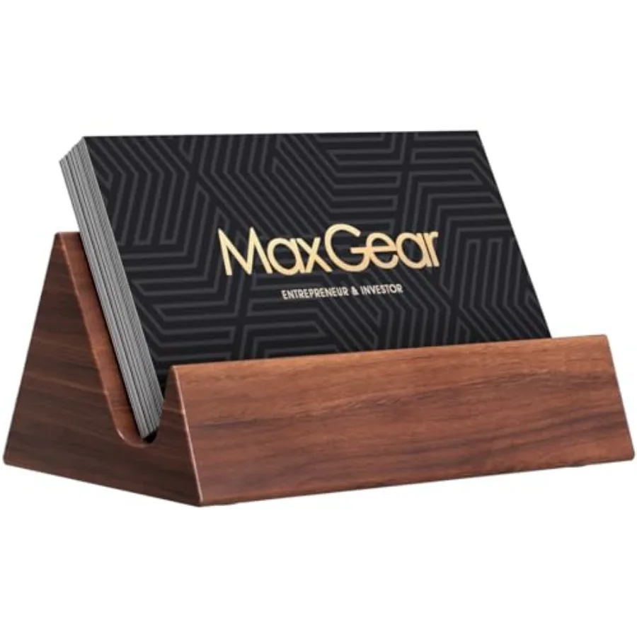 Walnut Wood Business Card Holder, Wooden Desk Organizer for Storing and Displaying Business Cards, Elegant Mountain Design with
Walnut Wood Business Card Holder, Wooden Desk Organizer for Storing and Displaying Business Cards, Elegant Mountain Design with