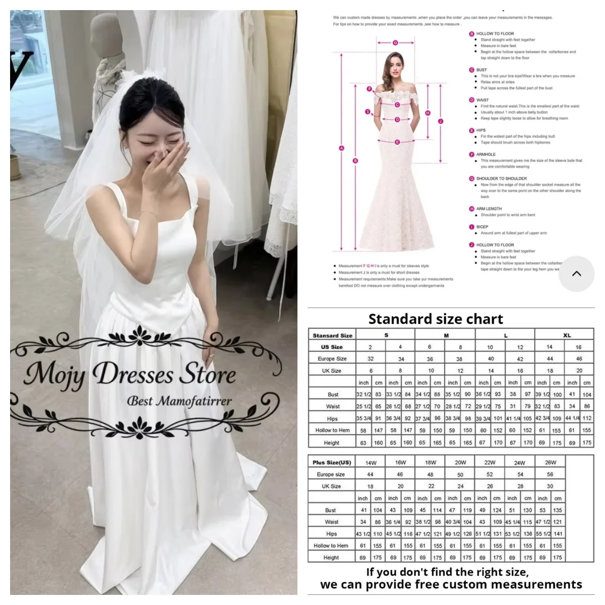 Mojy 2026 Simple Square Collar Korea Wedding Dresses Straps A-line Bridal Gown Photo Shoot Customized Backless Bride Dress 웨딩드레스
Mojy 2026 Simple Square Collar Korea Wedding Dresses Straps A-line Bridal Gown Photo Shoot Customized Backless Bride Dress 웨딩드레스