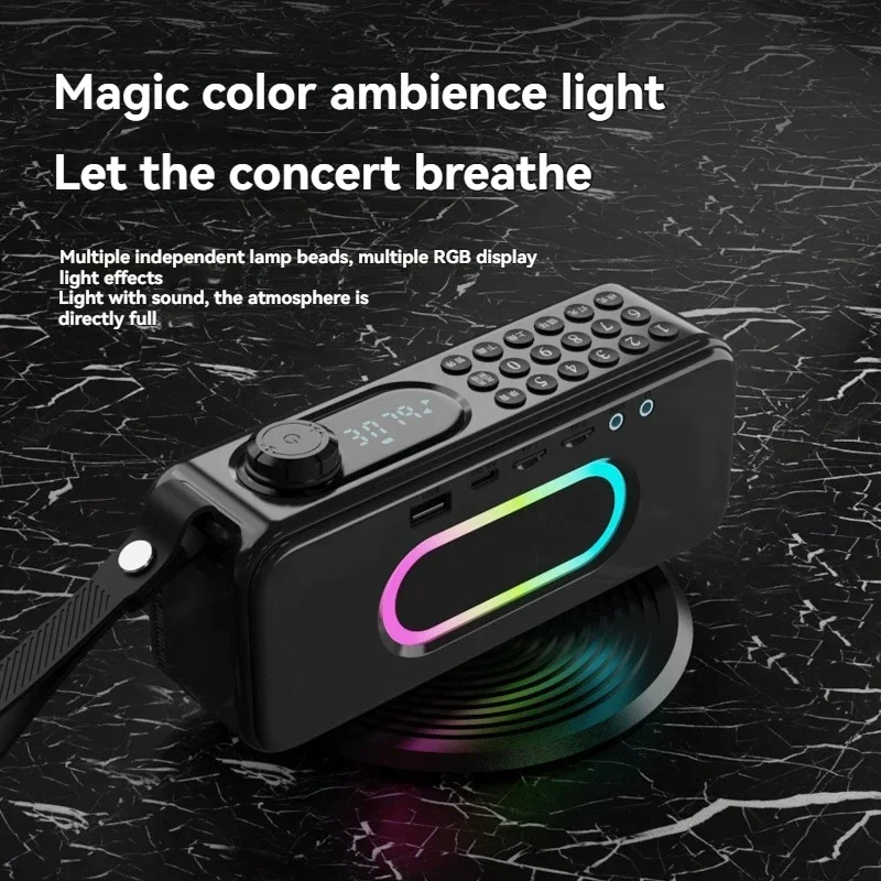 SANSUI F59 Wireless Bluetooth Speaker RGB Player Portable Elderly FM Radio 3600mAh Battery Life Outdoor Sports Caixa De Som
SANSUI F59 Wireless Bluetooth Speaker RGB Player Portable Elderly FM Radio 3600mAh Battery Life Outdoor Sports Caixa De Som