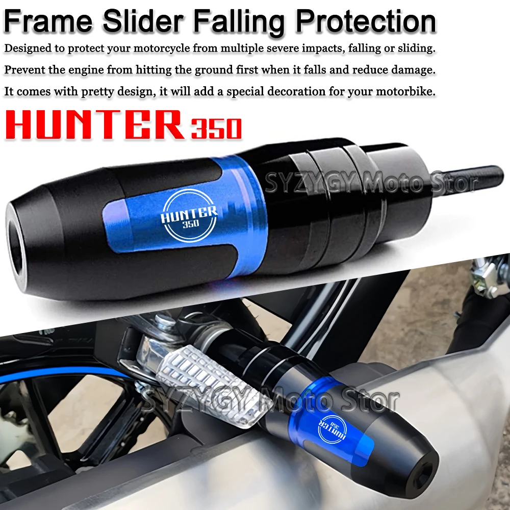 For Hunter 350 hunter 350 Motorcycle CNC Accessoires Falling protection Exhaust Slider Crash 
For Hunter 350 hunter 350 Motorcycle CNC Accessoires Falling protection Exhaust Slider Crash