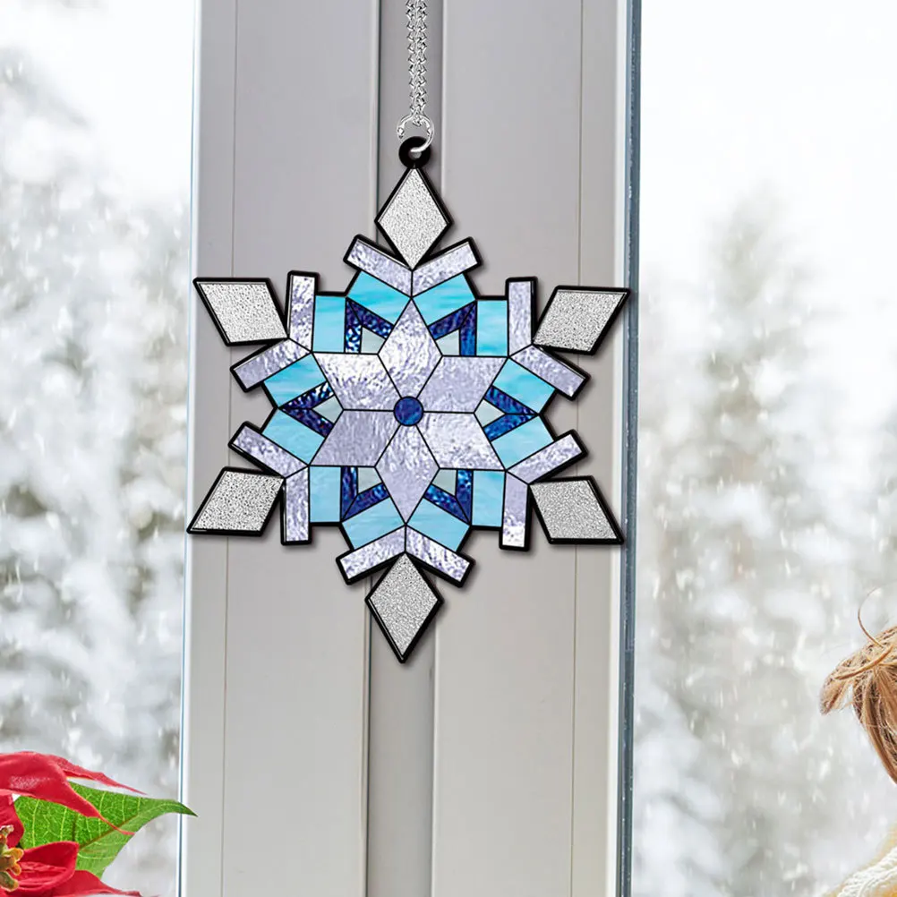 Elegant Christmas Snowflake Hanging Ornament in Acrylic for Home Decor Tree Window Door Porch Winter Celebration Decor
Elegant Christmas Snowflake Hanging Ornament in Acrylic for Home Decor Tree Window Door Porch Winter Celebration Decor