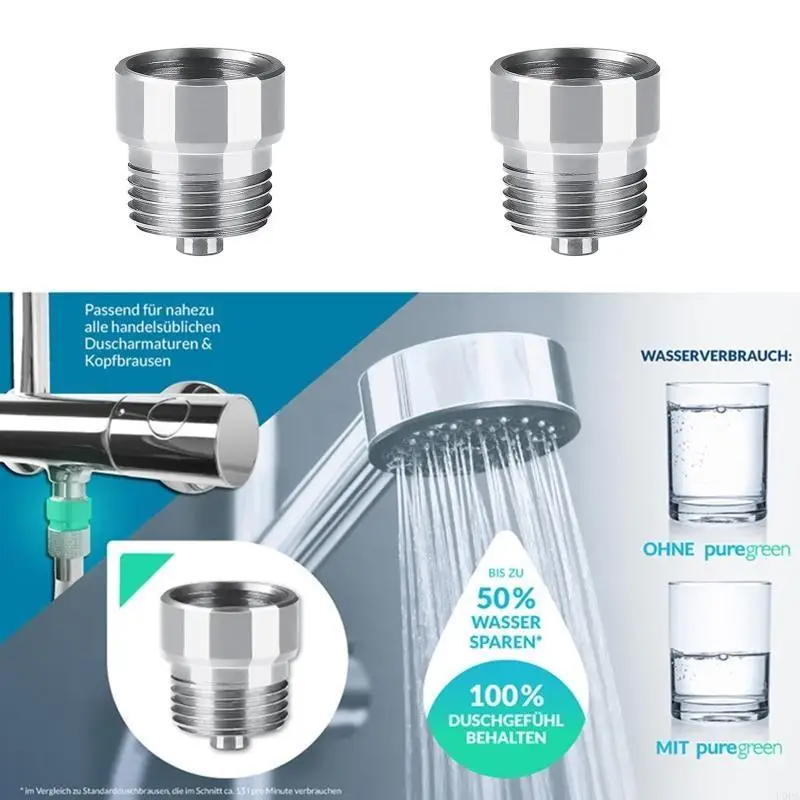 2Pcs Shower Water Saver Adapter G1/2'' Shower for Head Restrictor Control f
2Pcs Shower Water Saver Adapter G1/2'' Shower for Head Restrictor Control f