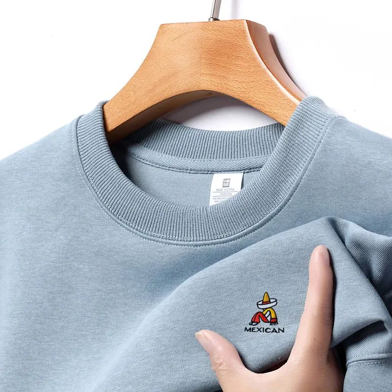 Дизайнерская оригинальная мужская толстовка с круглым вырезом и длинными рукавами, весна-осень, новая футболка с вышивкой из мультфильма, повседневная красивая мужская одежда, топ
Дизайнерская оригинальная мужская толстовка с круглым вырезом и длинными рукавами, весна-осень, новая футболка с вышивкой из мультфильма, повседневная красивая мужская одежда, топ