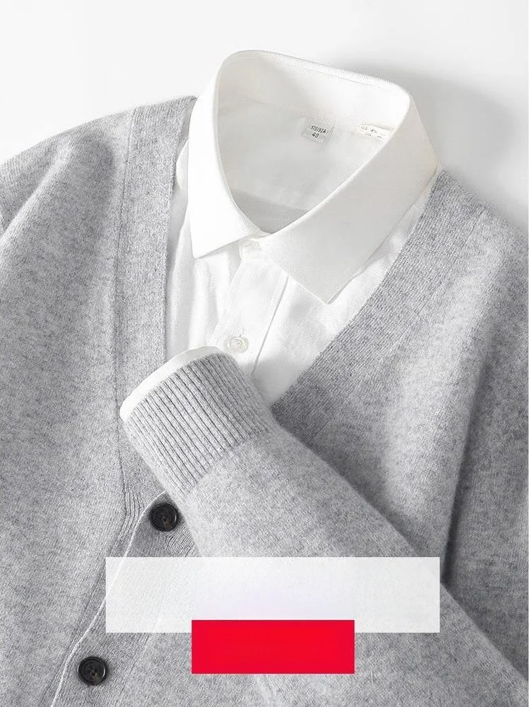 Мужской кардиган из чистой шерсти с V-образным вырезом, весна-осень 2025, повседневный, деловой, больших размеров, модный, свободный крой
Мужской кардиган из чистой шерсти с V-образным вырезом, весна-осень 2025, повседневный, деловой, больших размеров, модный, свободный крой